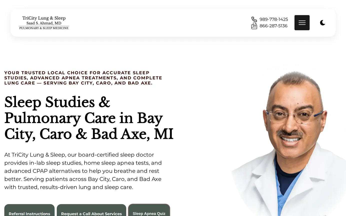 The TriCity Lung & Sleep homepage