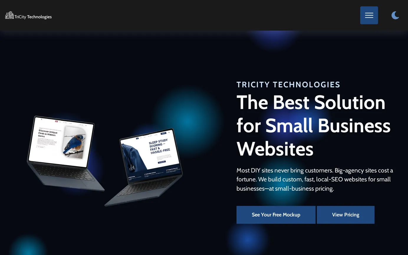 The TriCity Technologies homepage